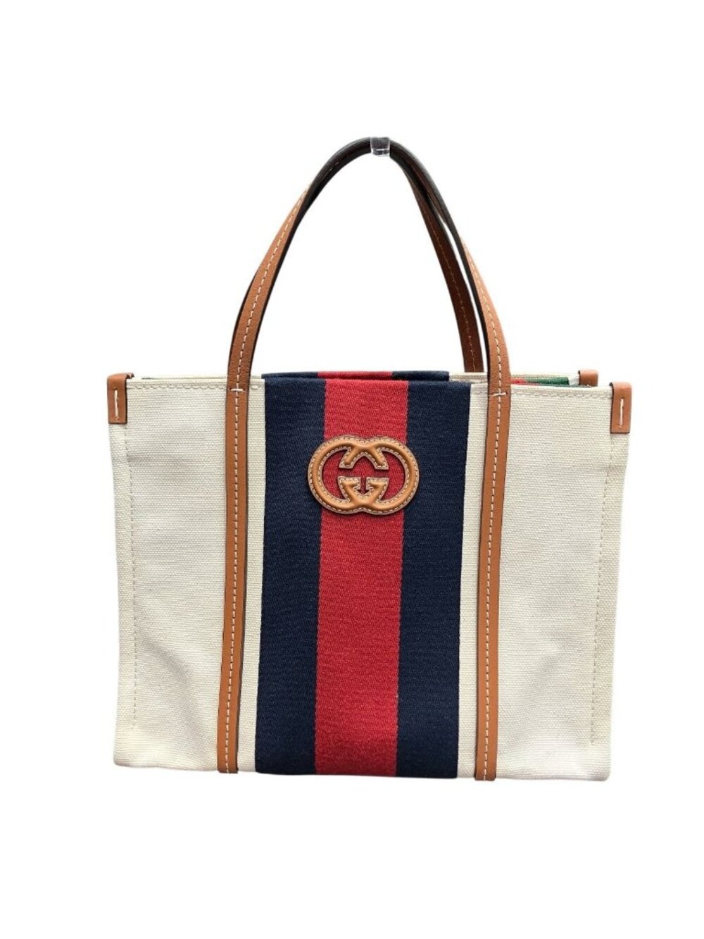 Gucci Interlocking G Sherry Line Handbag Canvas